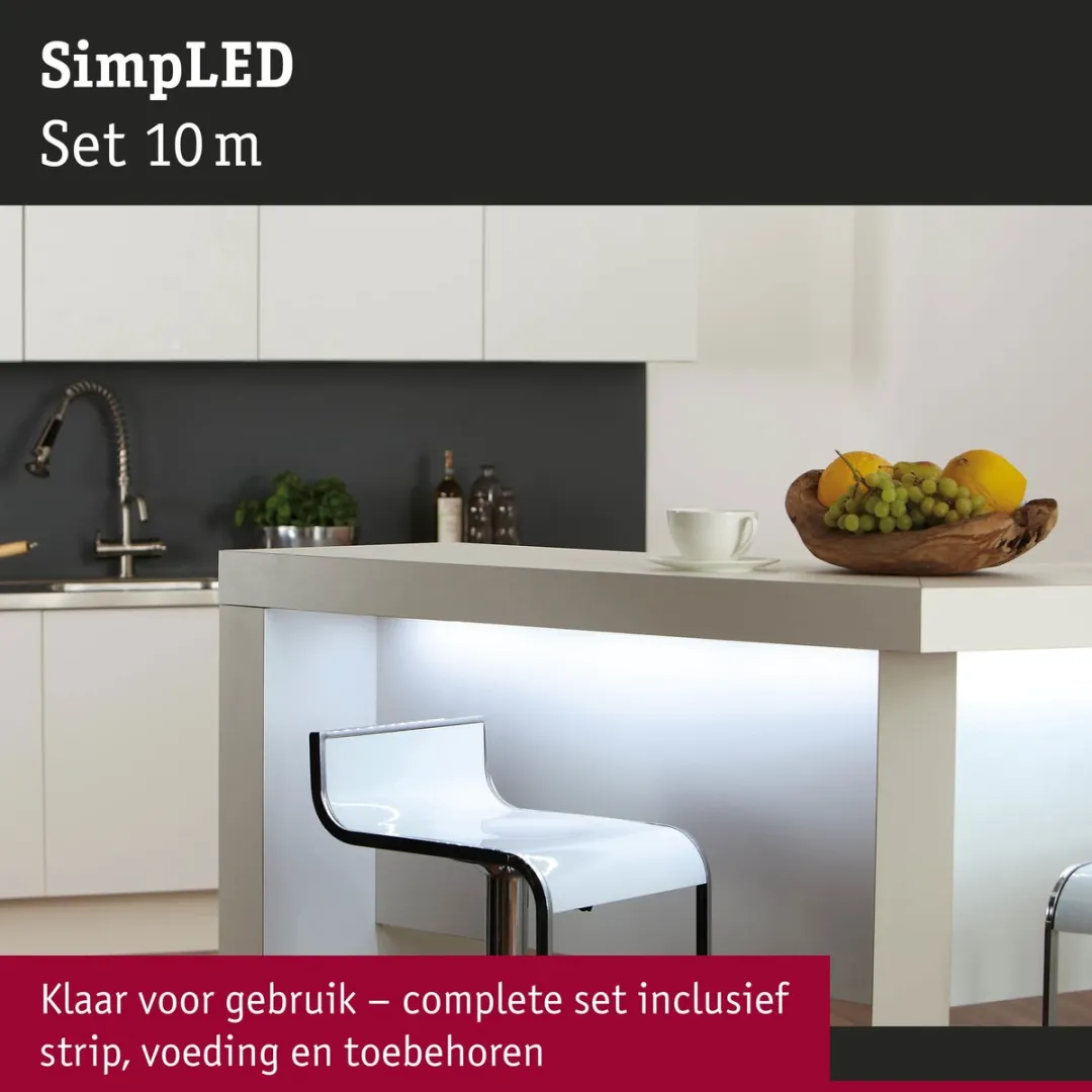 Paulmann SimPLED LED Strip 10m Daglichtwit 6500K - 22W