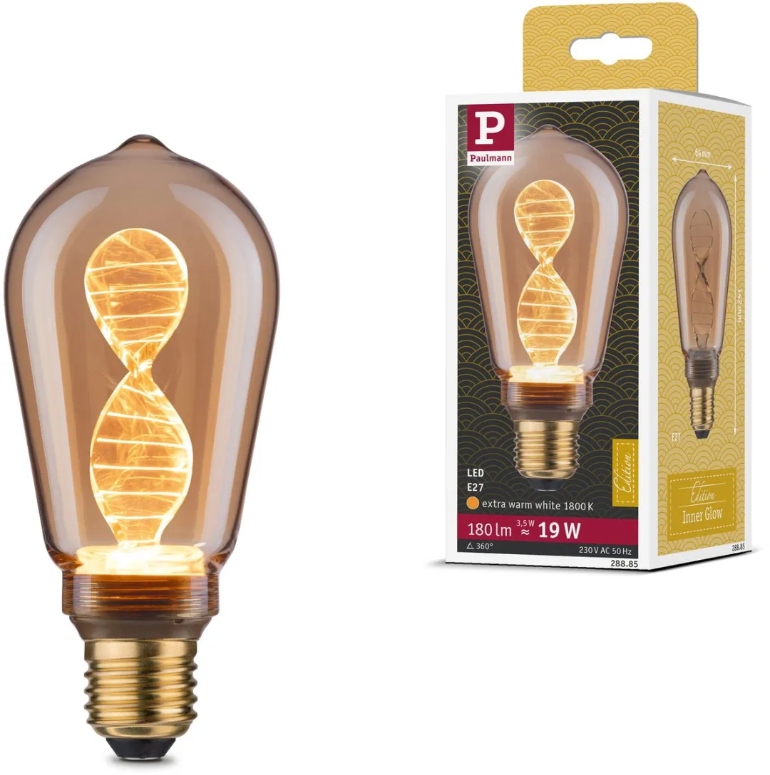 Paulmann Inner Glow Edition LED-kolf Helix E27 3,5W 180lm