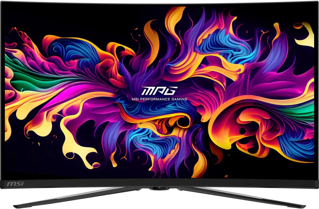 MSI MPG 321CURXDE QD-OLED Monitor 31.5" 4K Zwart