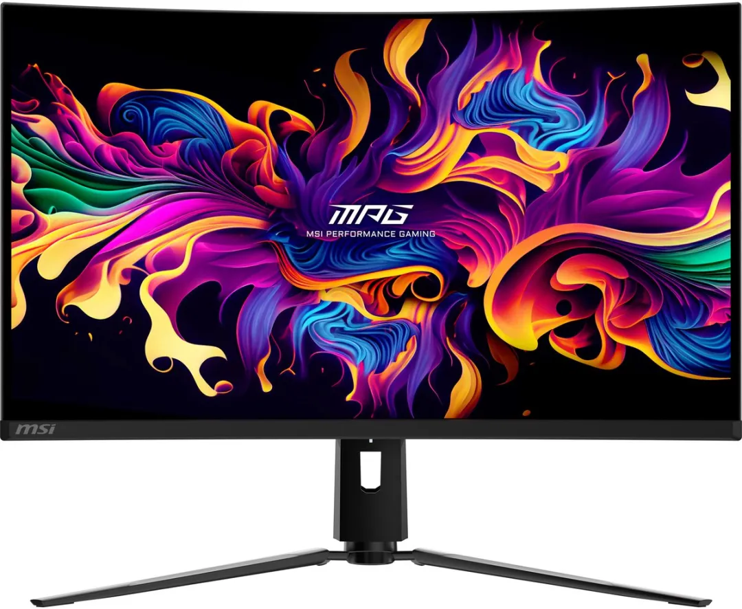 MSI MPG 321CURXDE QD-OLED Monitor 31.5" 4K Zwart