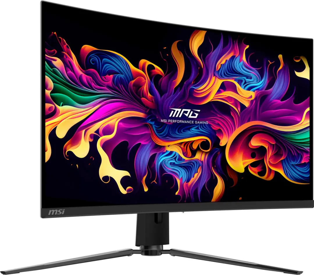MSI MPG 321CURXDE QD-OLED Monitor 31.5" 4K Zwart