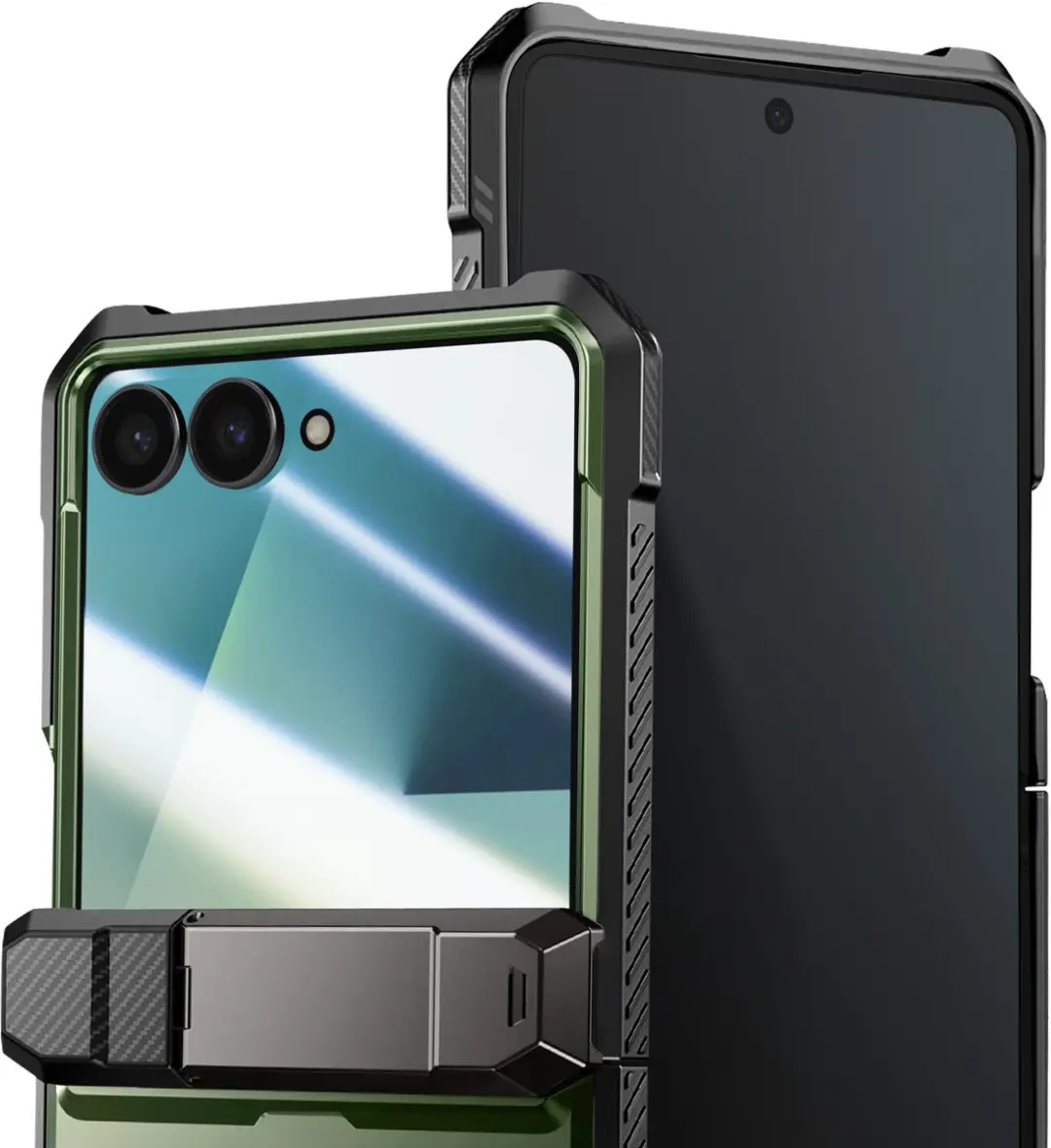 Supcase UB Grip Hoesje Samsung Galaxy Z Flip 7 - Groen - afbeelding 3 van 6