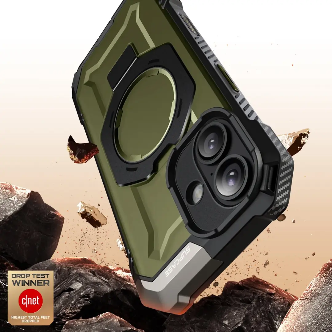 Supcase Unicorn Beetle Grip Hoesje iPhone 17 - Groen - afbeelding 3 van 6