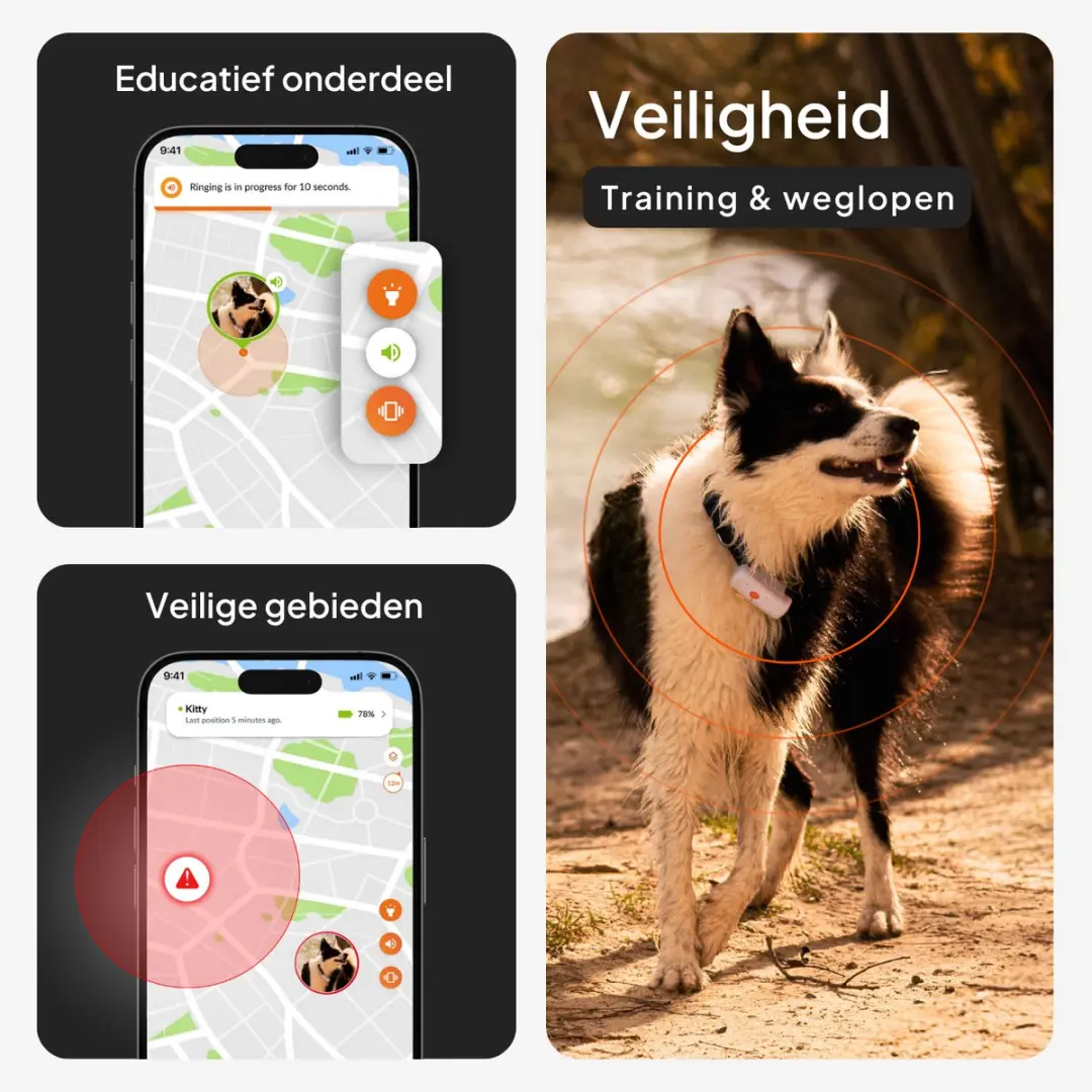 Weenect Dog XS GPS-tracker voor honden - Zwart - afbeelding 5 van 6