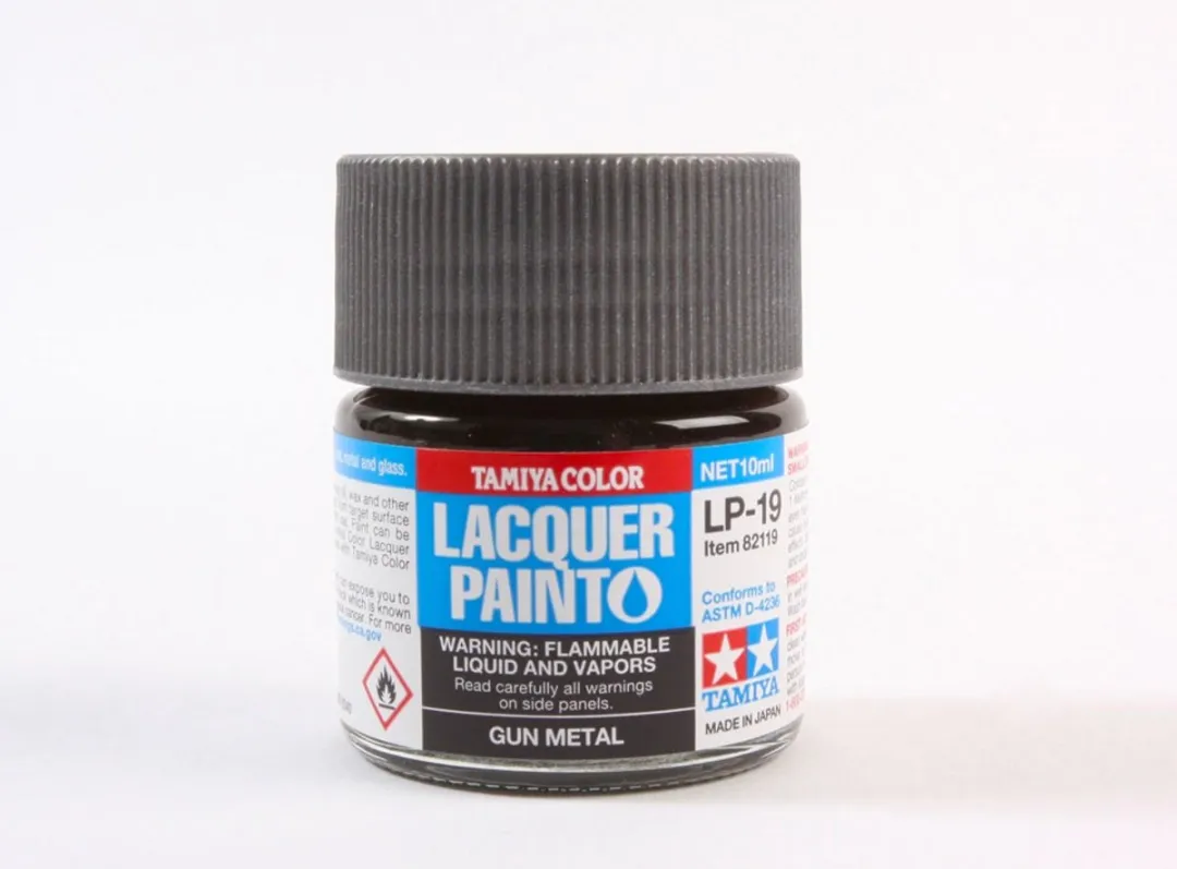 Tamiya Hobbyverf Olieverf LP-19 Gun Metal 10ml