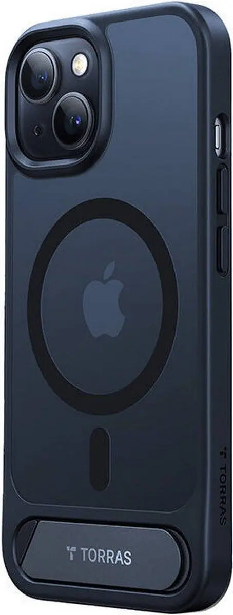 Torras MagSafe Hoesje iPhone 15 - Zwart - afbeelding 5 van 6
