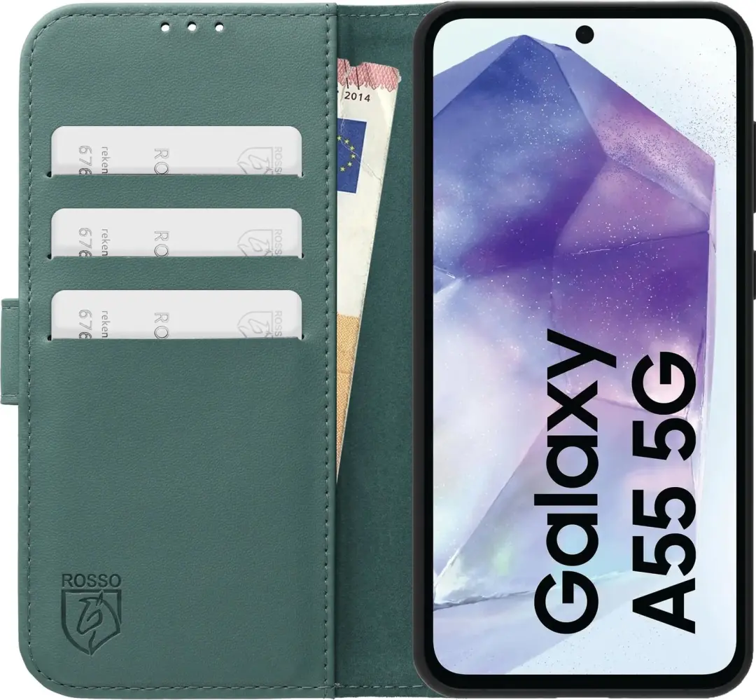 Rosso Element Modern Hoesje Galaxy A55 - Licht Groen - afbeelding 3 van 6