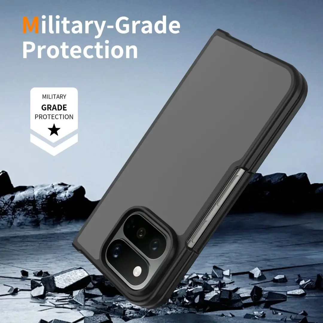 Google Pixel 11 Pro Fold Hoesje - Matte Back Cover - Zwart - afbeelding 4 van 6