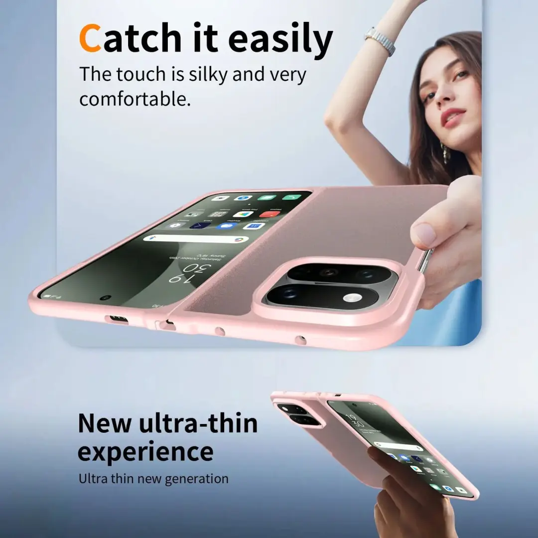 Google Pixel 11 Pro Fold Hoesje Matte - Roze - afbeelding 5 van 6