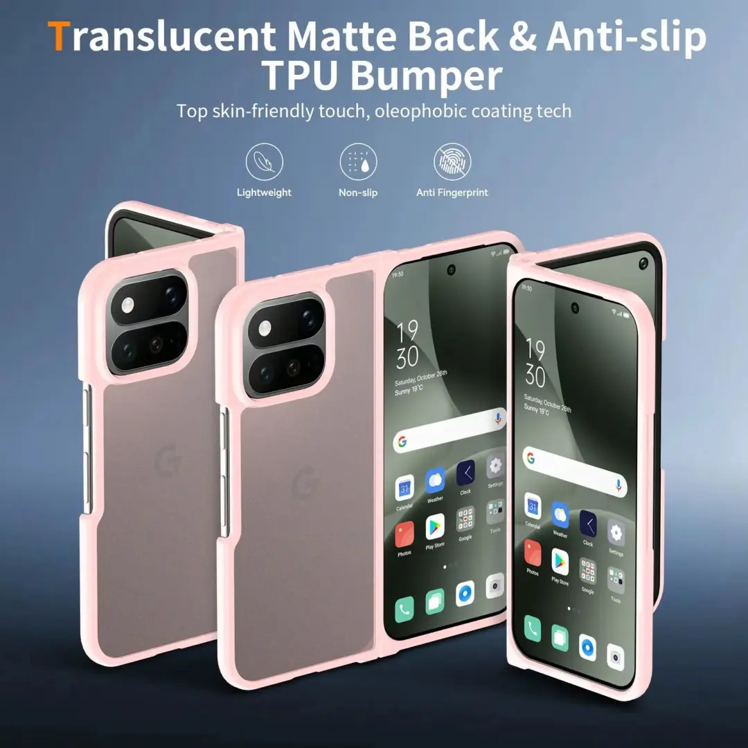 Google Pixel 11 Pro Fold Hoesje Matte - Roze - afbeelding 3 van 6
