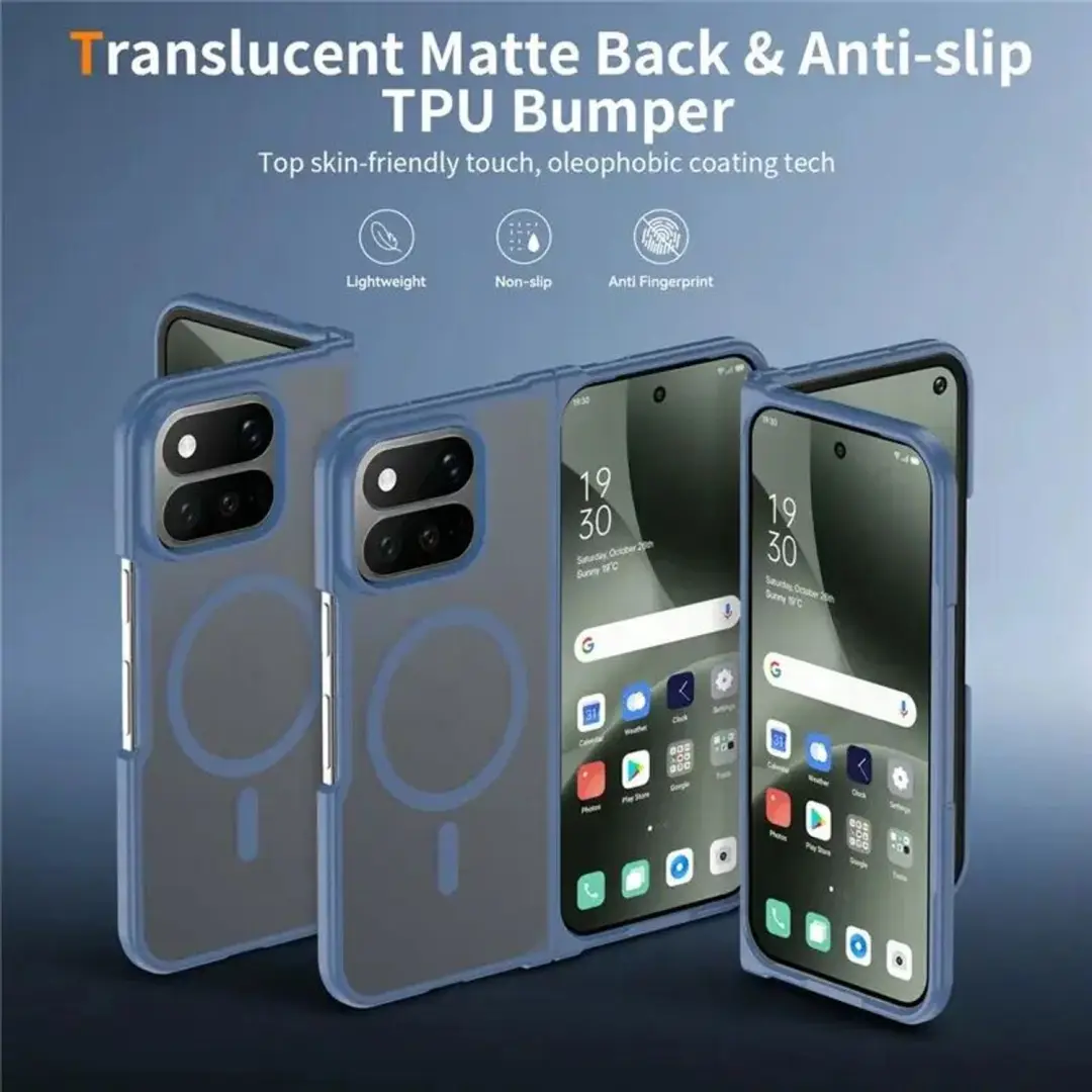Google Pixel 11 Pro Fold Hybrid Hoesje met MagSafe - Blauw - afbeelding 5 van 6