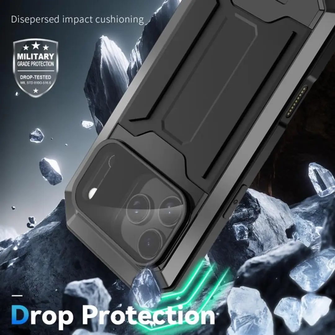 Stofdicht Metalen Hoesje iPhone 17 Pro Max/18 Pro Max - afbeelding 6 van 6