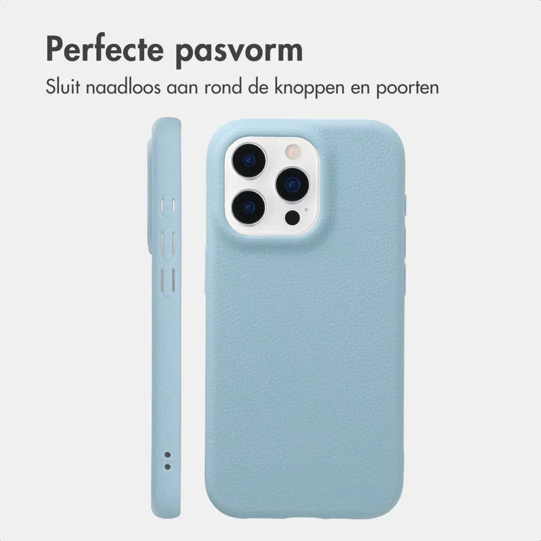 imoshion Texture Backcover Hoesje iPhone 16 Pro - Lichtblauw - afbeelding 6 van 6