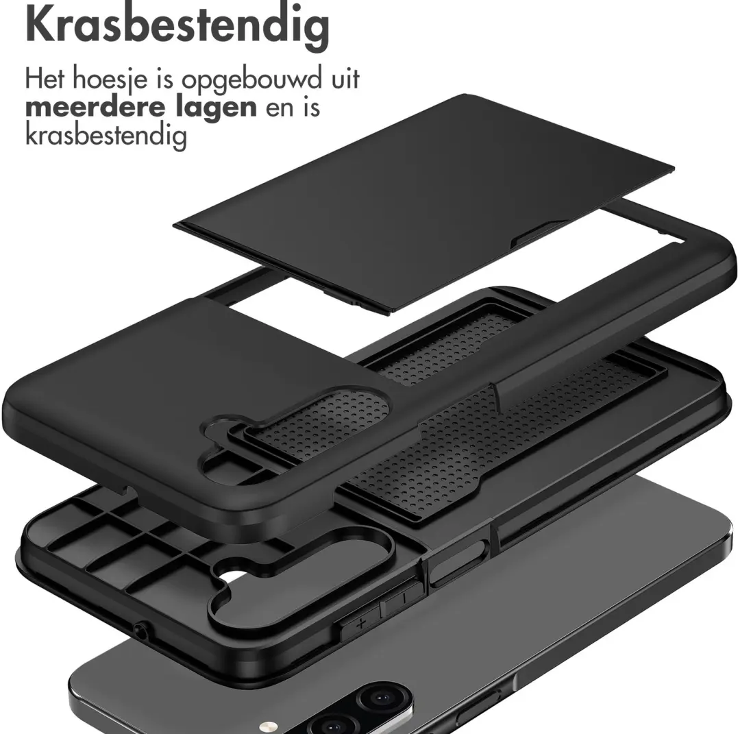 imoshion Hoesje met Pasjeshouder Samsung Galaxy A18 - Zwart - afbeelding 5 van 6