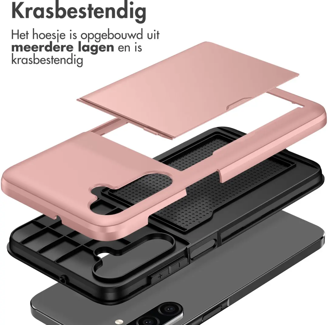 imoshion Samsung Galaxy A18 Hoesje met Pasjeshouder - Rose Gold - afbeelding 6 van 6