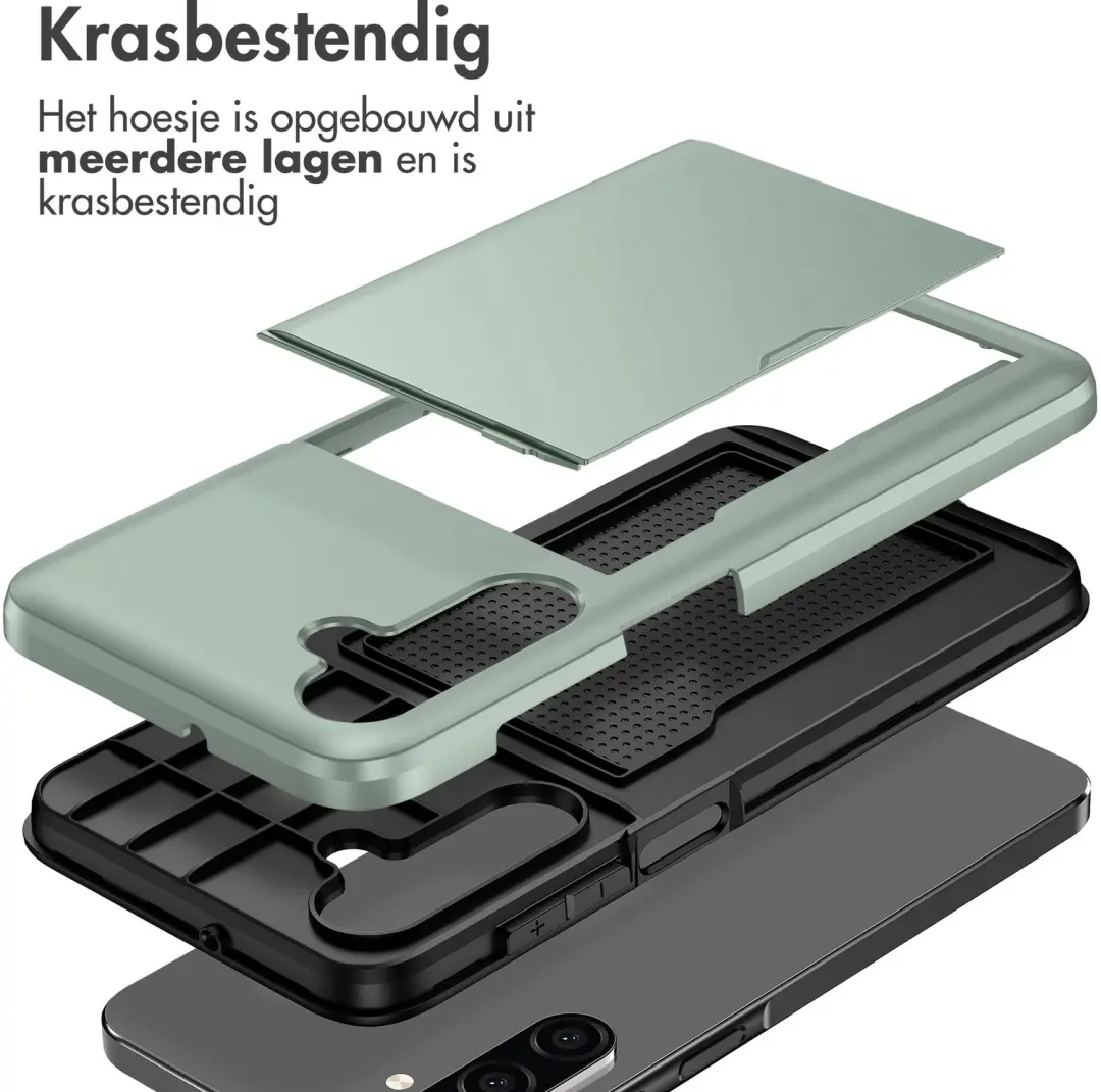 imoshion Hoesje met Pasjeshouder Galaxy A18 - Donkergroen - afbeelding 5 van 6