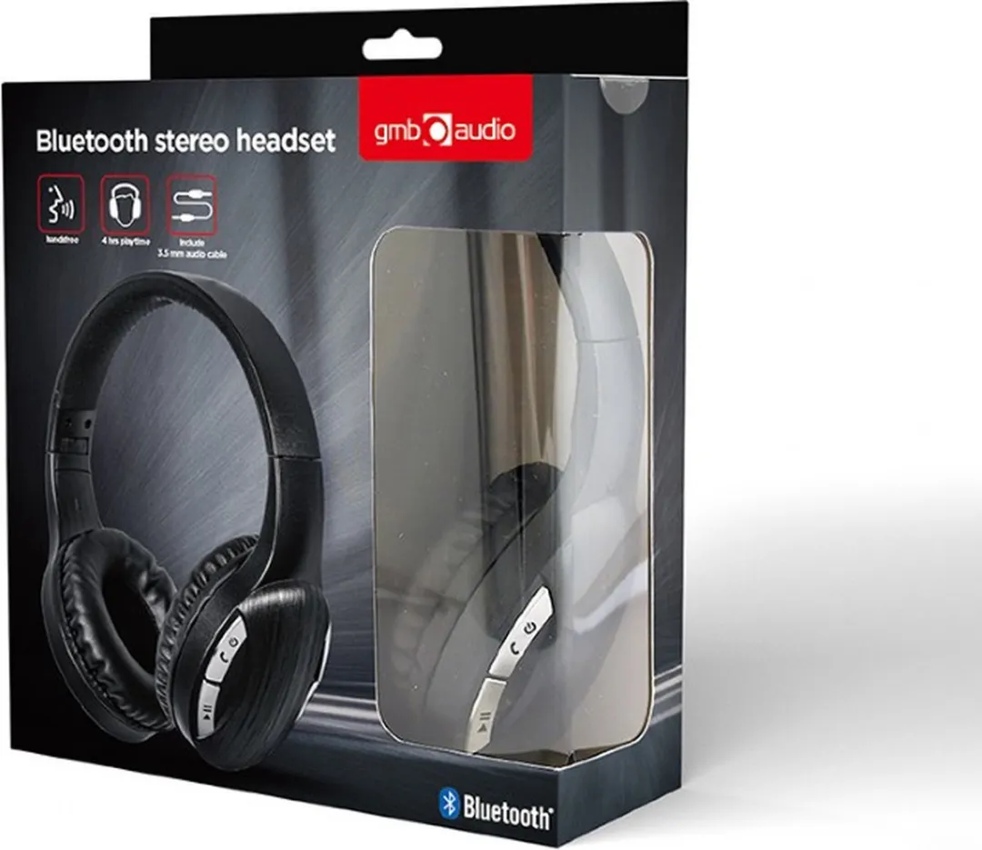 Gembird BTHS-01-BK Headset - Zwart