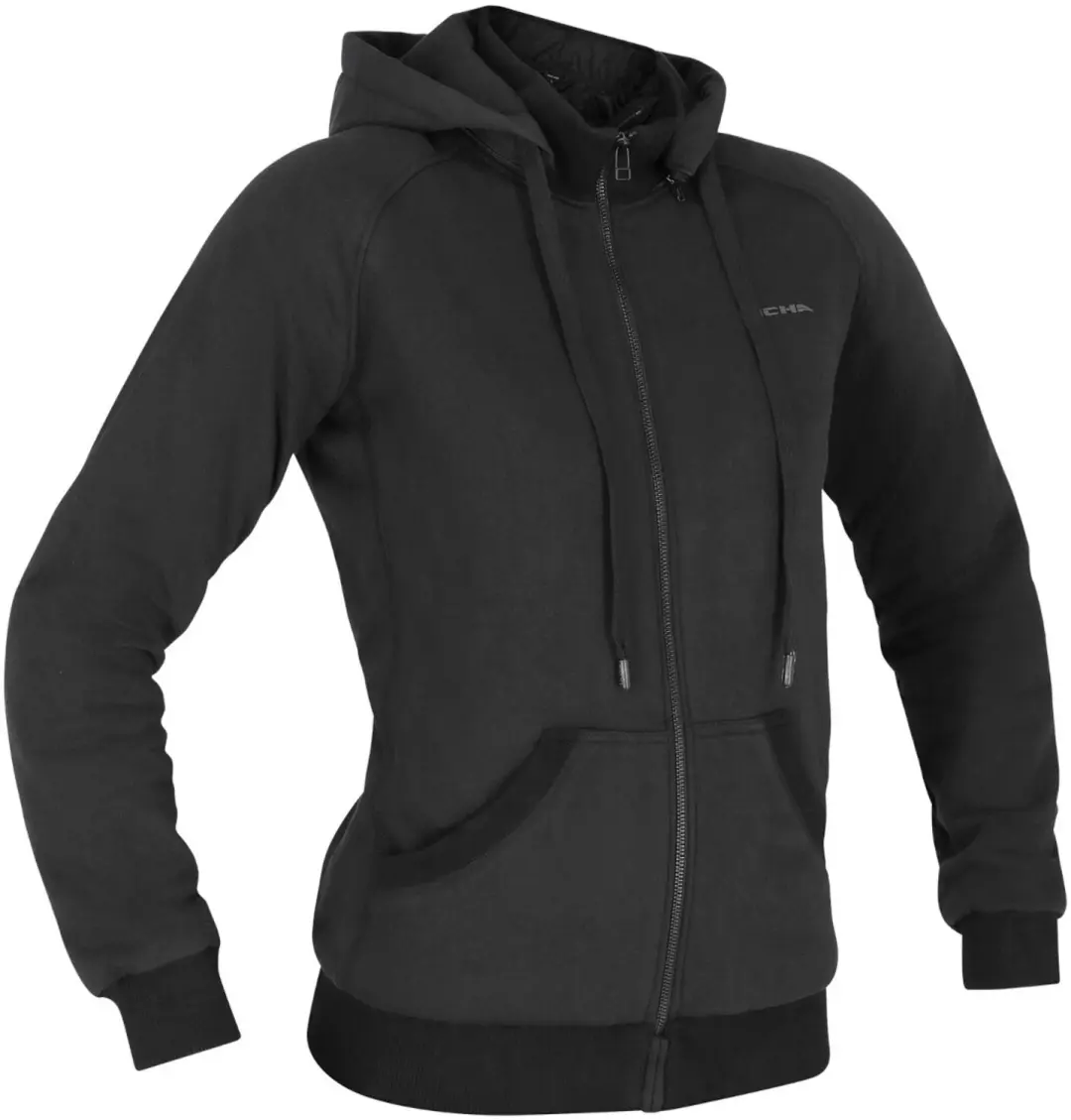 Richa Titan 2 Dames Zwart Motorhoodie