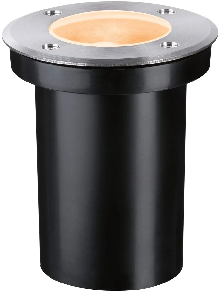 Paulmann LED Grondinbouwlamp Goudlicht 4,3W 2200K - Edelstaal geborsteld