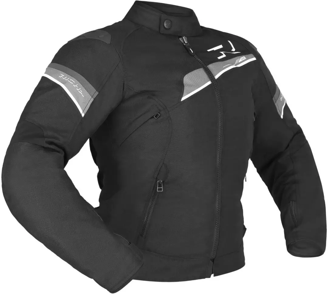 Richa Gotham 3 WP Dames Zwart Textiele Motorjas
