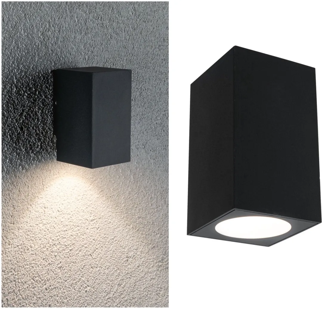 Paulmann LED Wandlamp Flame IP44 Antraciet 3000K