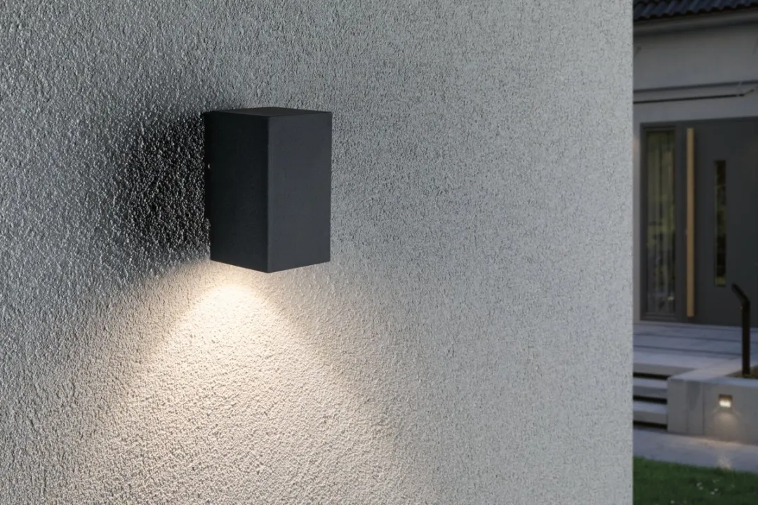 Paulmann LED Wandlamp Flame IP44 Antraciet 3000K