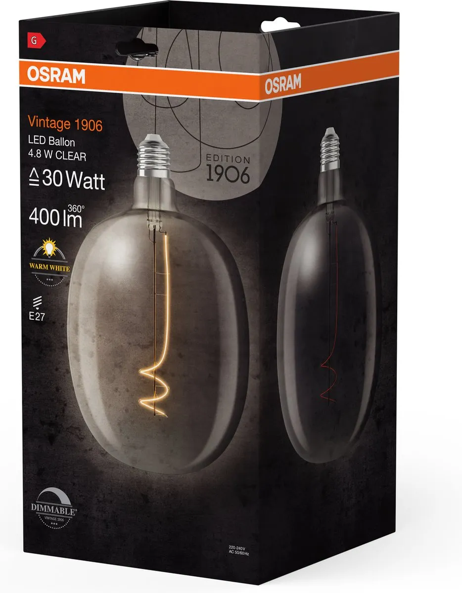 Osram LED-lamp E27 4.8W Warmwit - 2700K