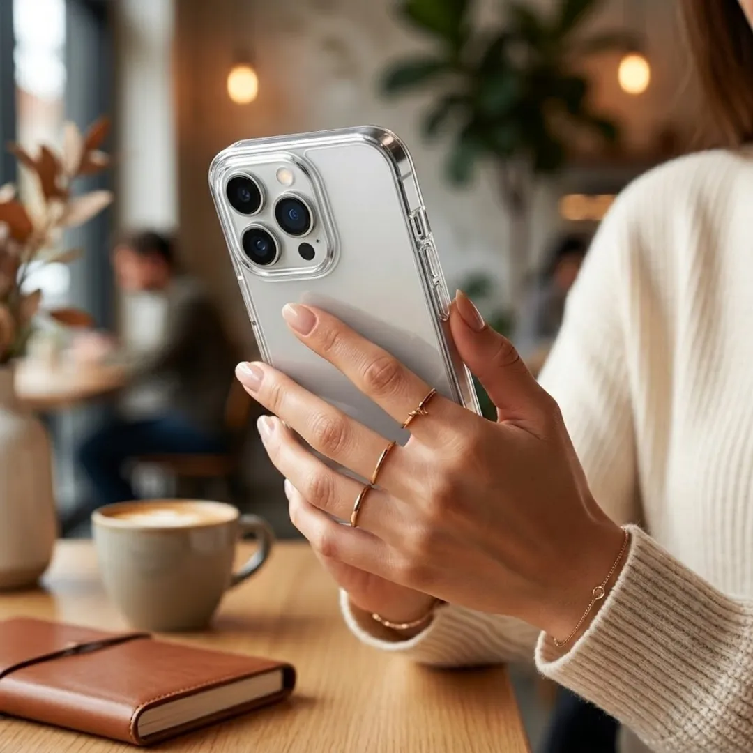 NUVEX iPhone 17 TPU Hoesje - Transparant