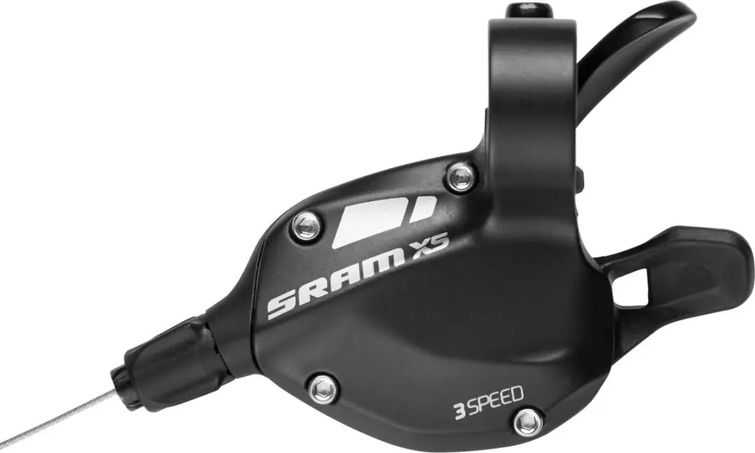 SRAM X5 3-speed Trigger Snelheidsregeling Voor - Zwart - afbeelding 4 van 6