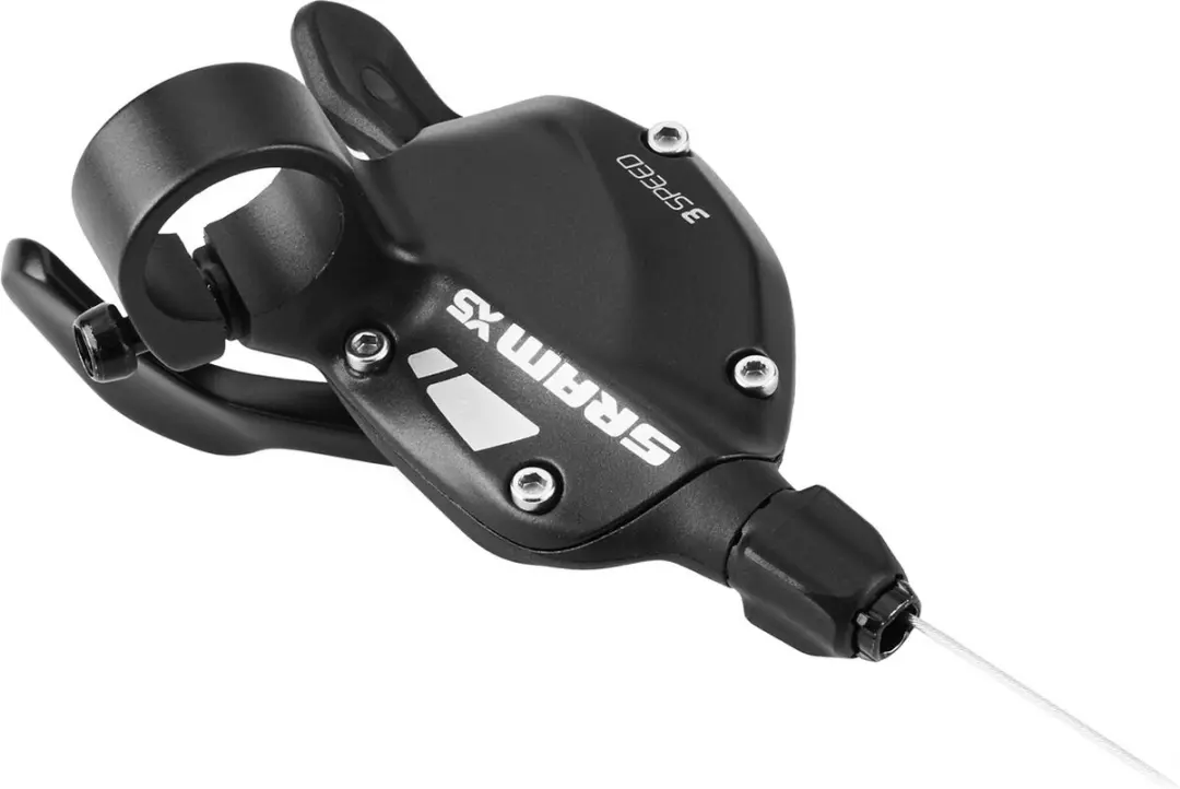 SRAM X5 3-speed Trigger Snelheidsregeling Voor - Zwart - afbeelding 2 van 6
