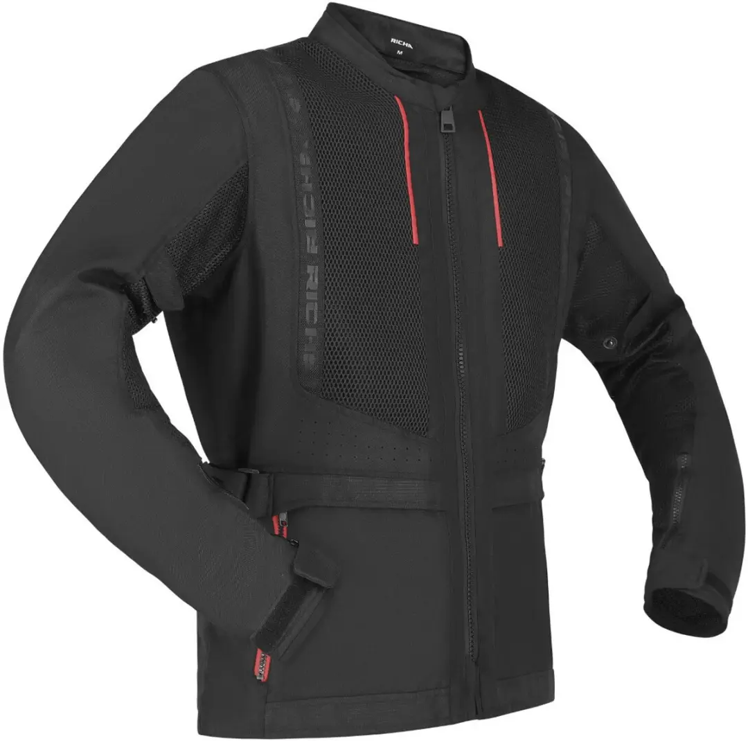 Richa Monaco Mesh WP Zwart Textiele Motorjas