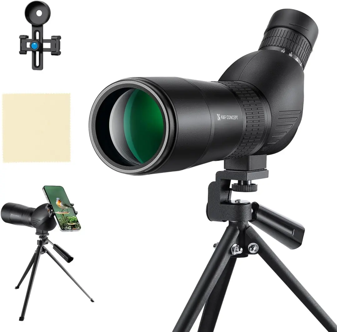 K&F Concept 20-60x60 Telescoop Monoculair met Smartphoneclip & Statief