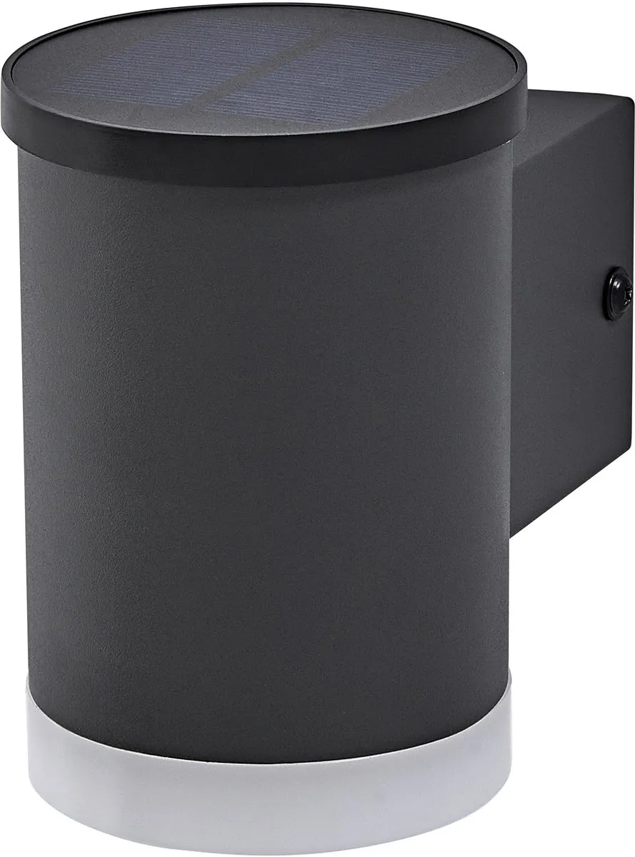 Osram Endura Style Solar Oxford Wandlamp Donkergrijs