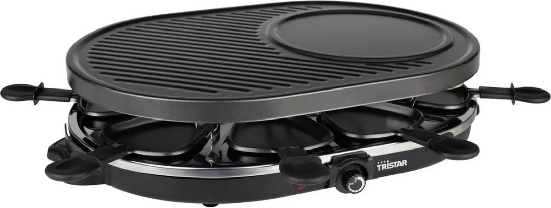 Tristar Gourmetset RA-2996 - 1200W - 8 Personen - Zwart
