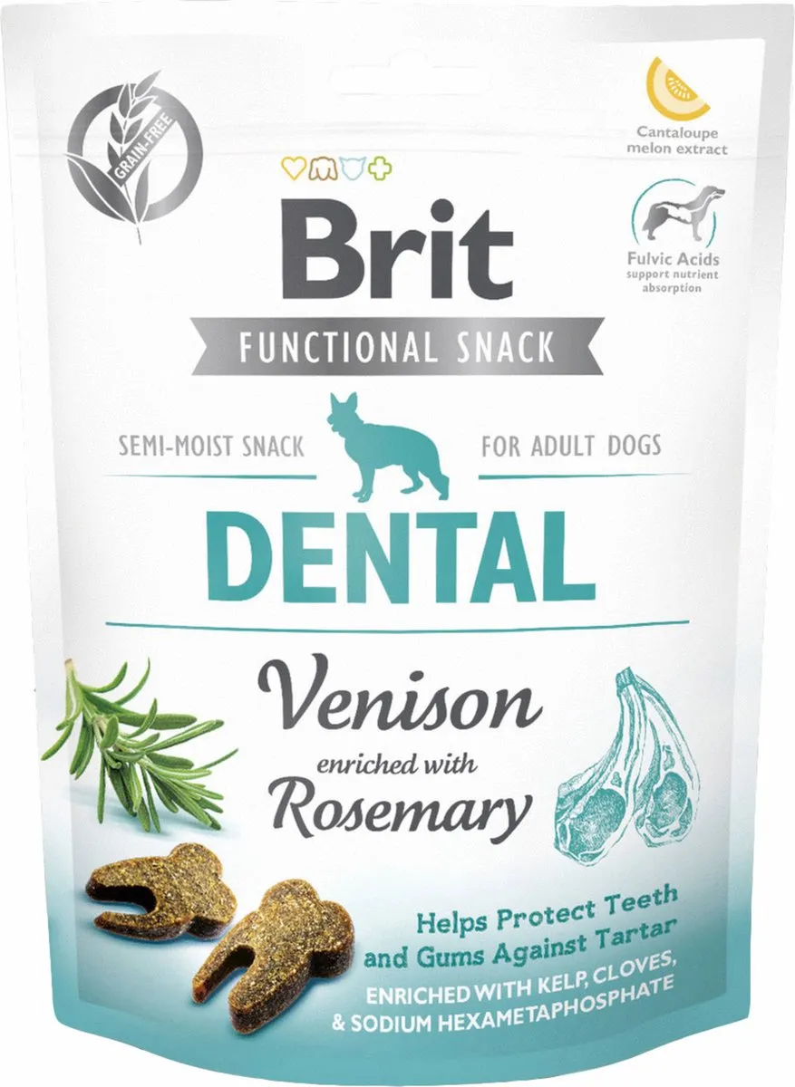 Brit Care FS Dental Venison Hondensnacks 150g