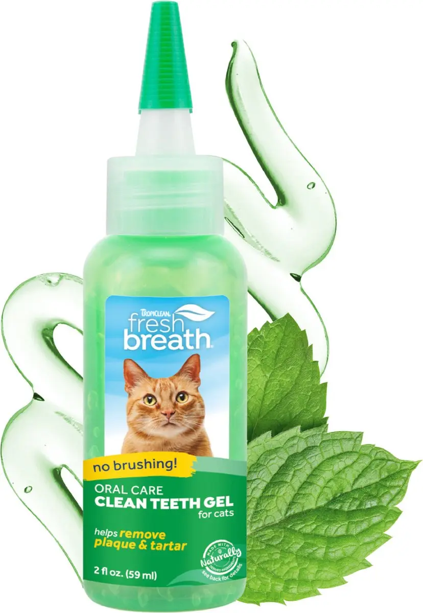 TropiClean Fresh Breath Clean Teeth Katten