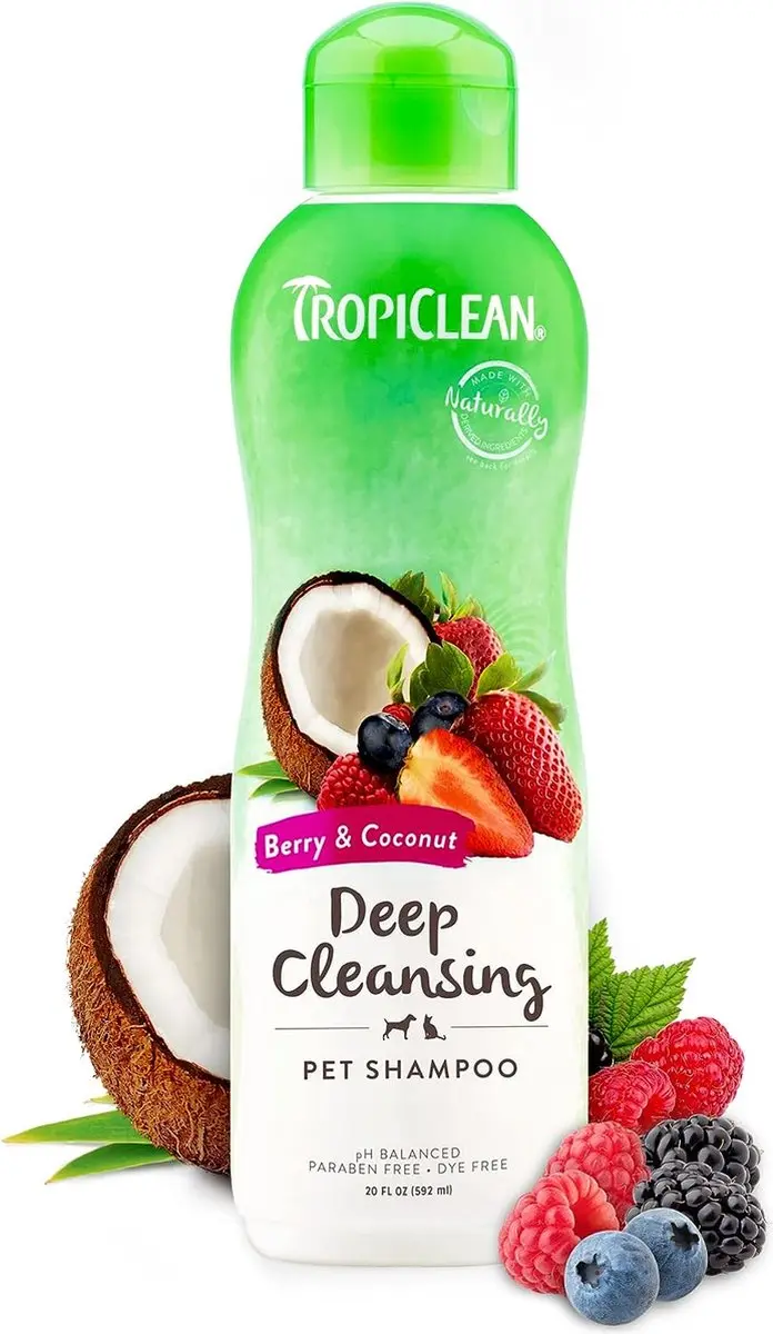 TropiClean Bes & Kokosnoot Shampoo