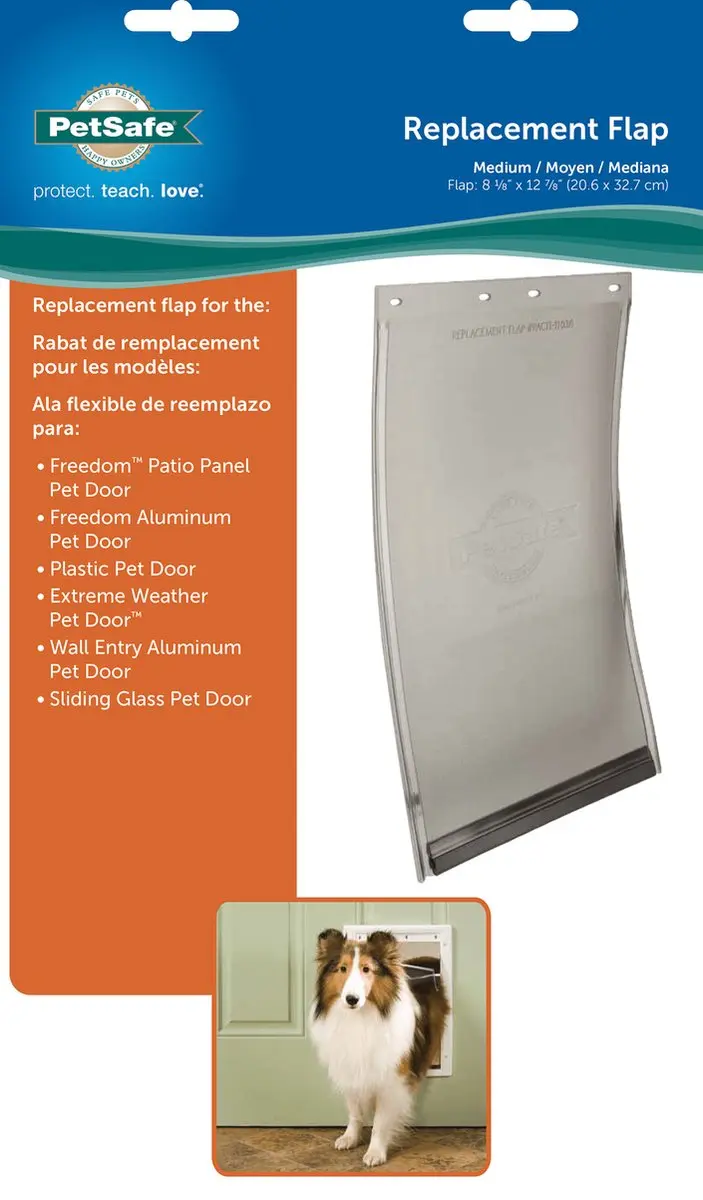 PetSafe 620 Flexibele Vervangingsflap - Transparant - afbeelding 3 van 6