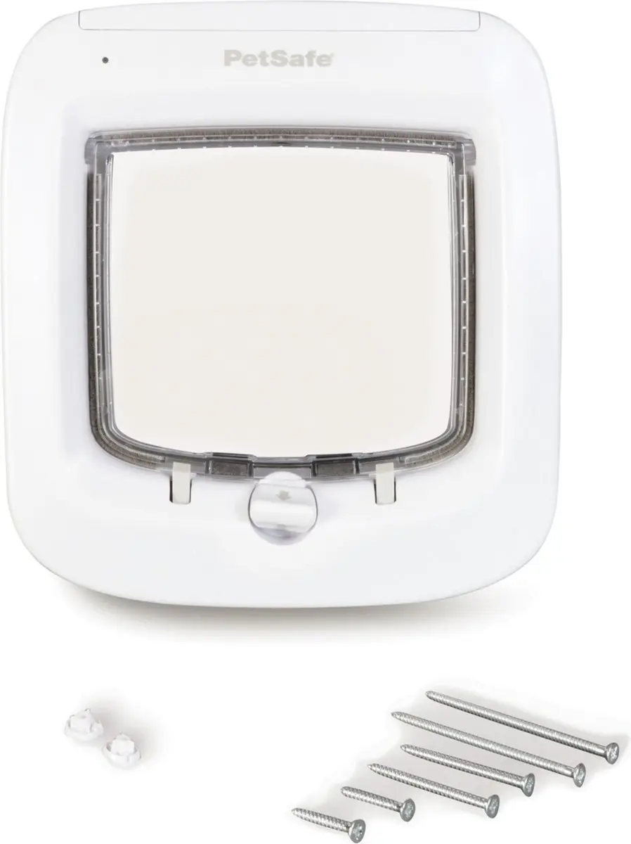 PetSafe Microchip Kattenluik - Wit - afbeelding 2 van 6