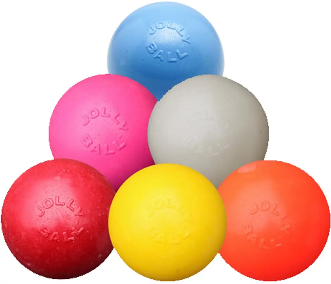 Jolly Pets Bounce-n Play Hondenspeelbal 15cm - Oranje - afbeelding 6 van 6