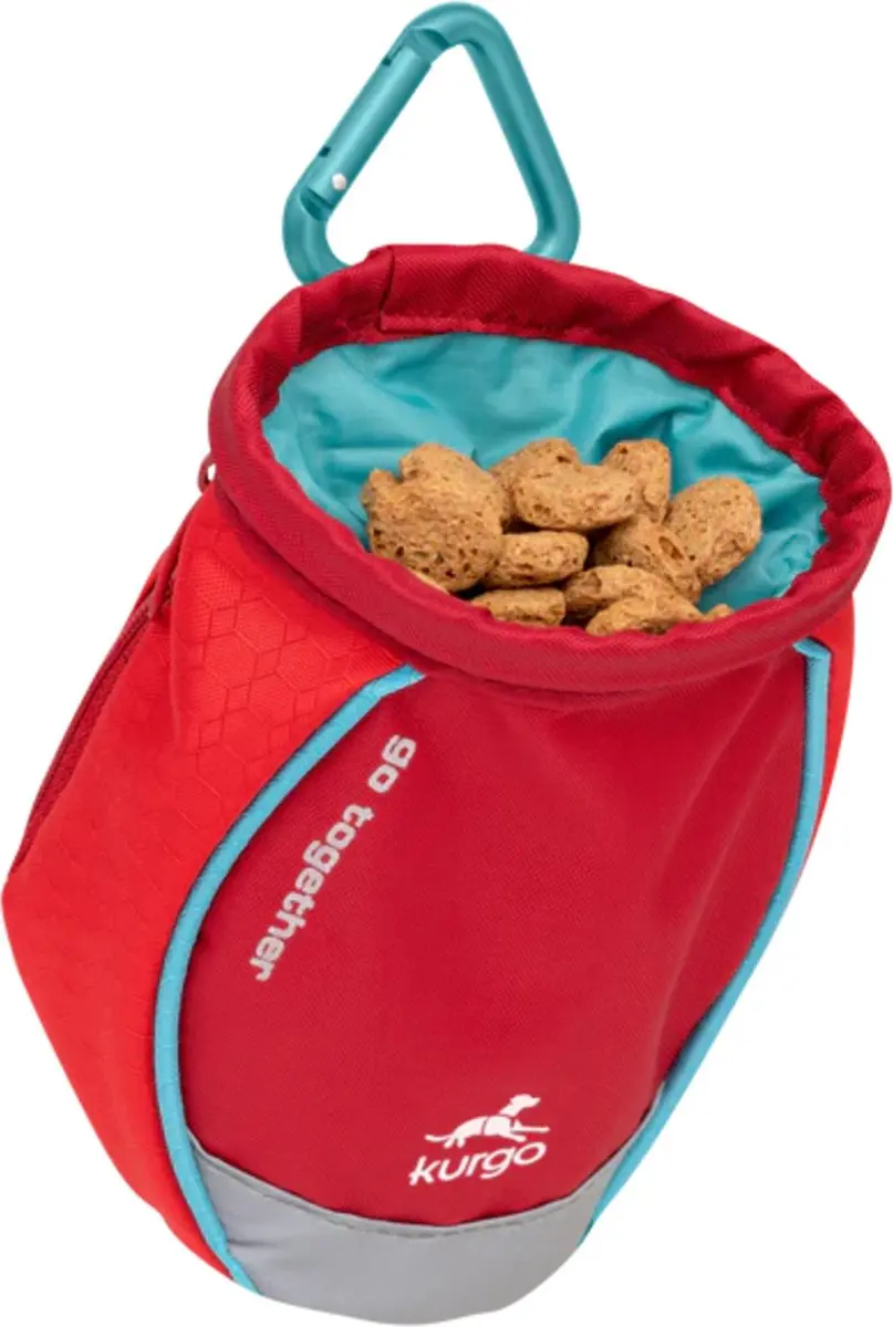 Kurgo Go-Stuff-It Dog Treat Bag K01913 - Rood - afbeelding 2 van 6
