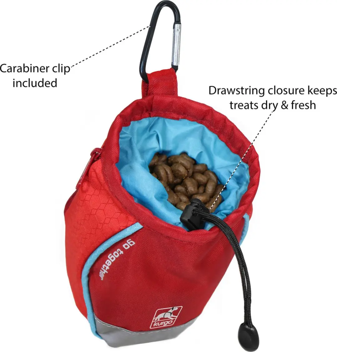 Kurgo Go-Stuff-It Dog Treat Bag K01913 - Rood - afbeelding 4 van 6
