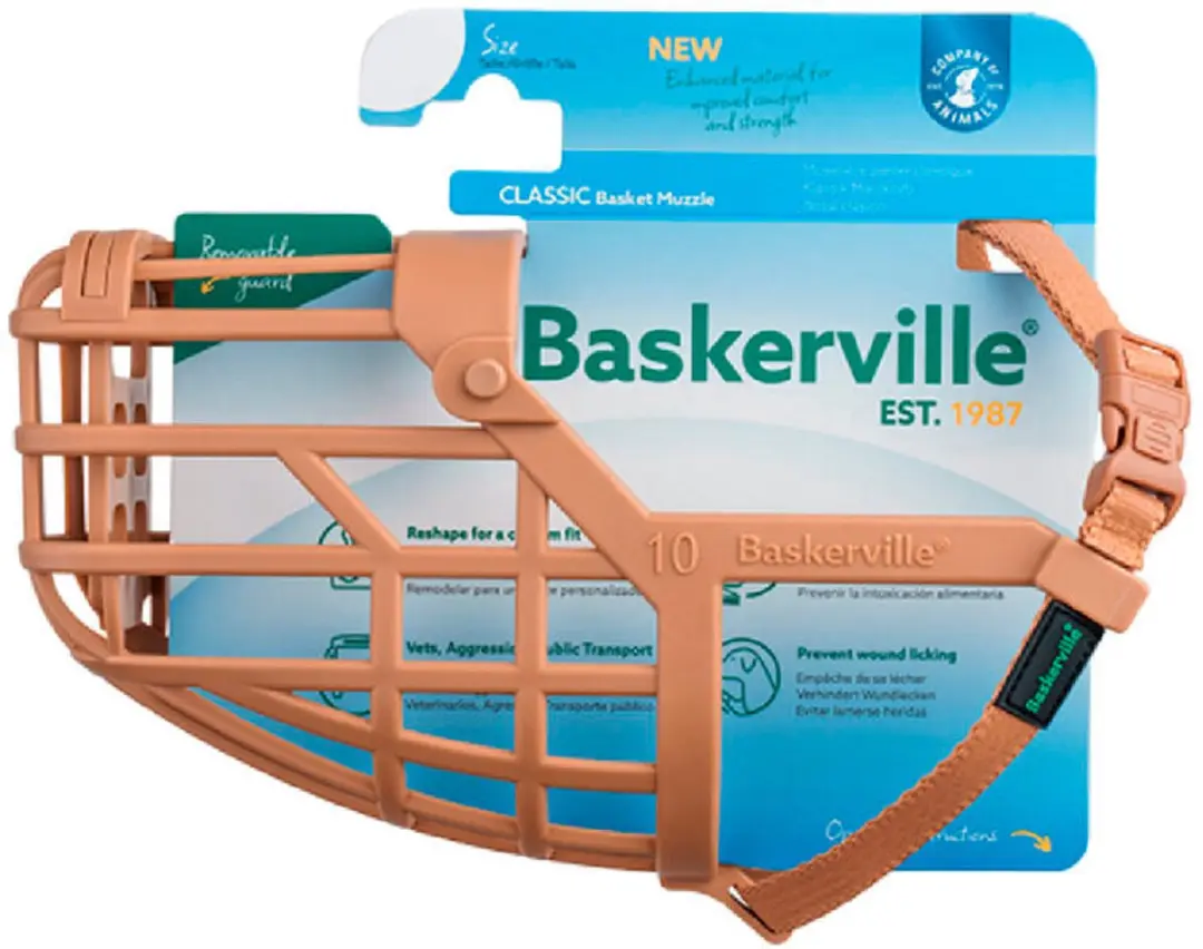 Baskerville Classic Hondenmuilkorf - Bruin - afbeelding 6 van 6
