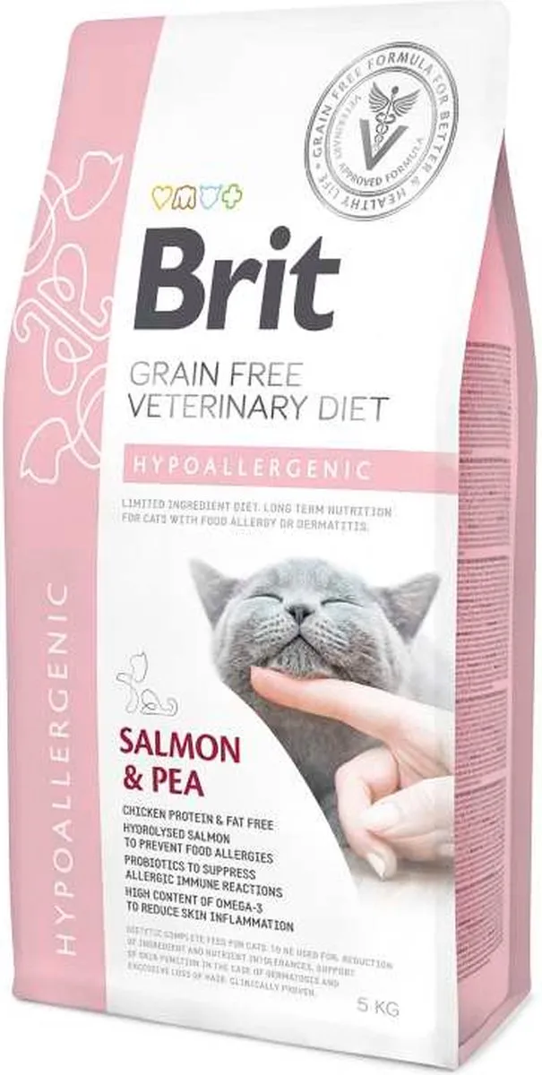 Brit Care Grainfree Hypoallergeen Kattenvoer Zalm 5kg