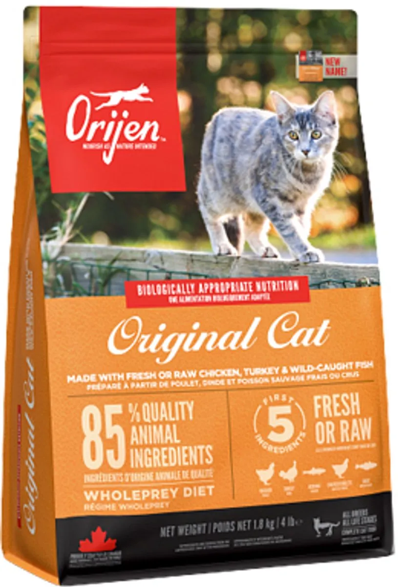 Orijen Whole Prey Kat & Kitten Kip Kalkoen 1.8kg