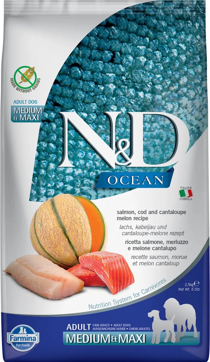Farmina N&D Ocean Adult Hondenvoer - 2,5 kg