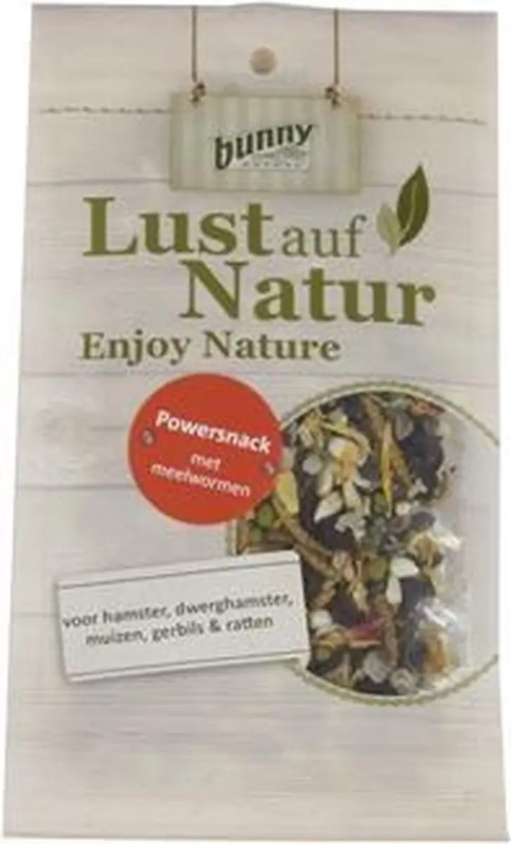 Bunny Nature Power Snack Meelwormen 80 gr