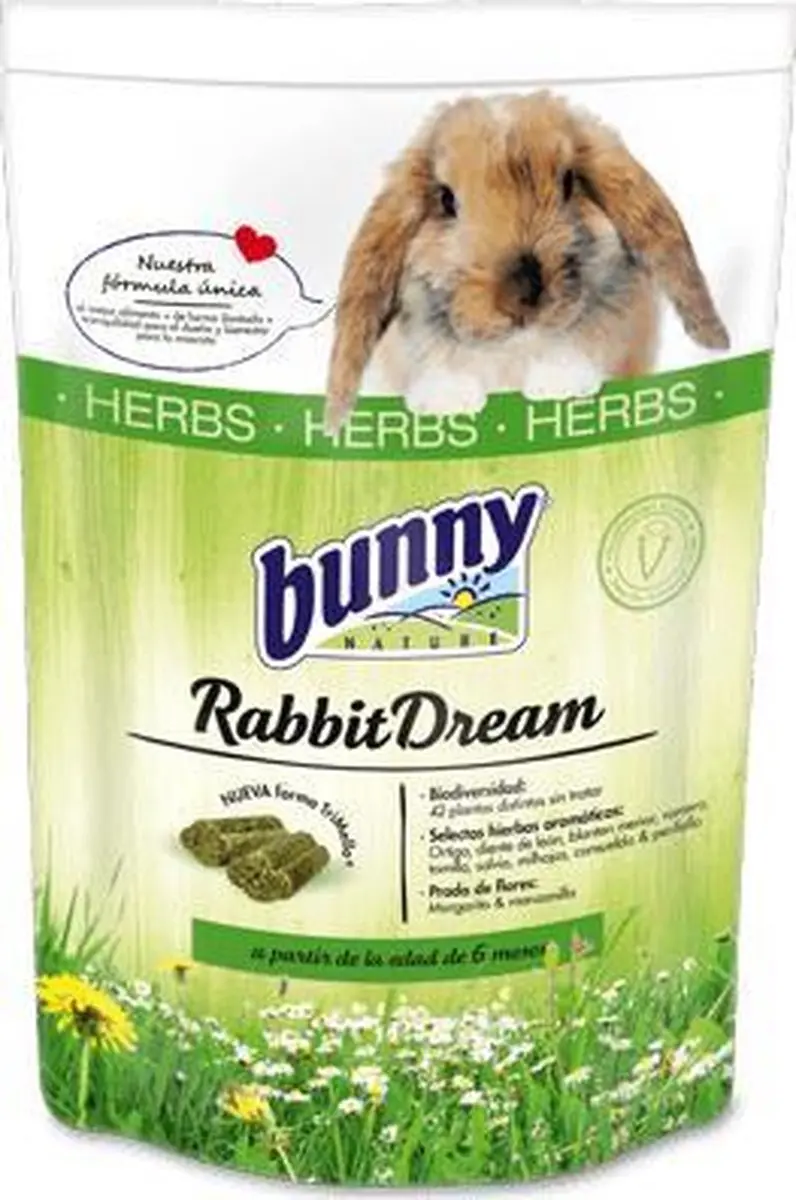 Bunny Nature Konijnendroom Herbs 1,5kg - afbeelding 4 van 4
