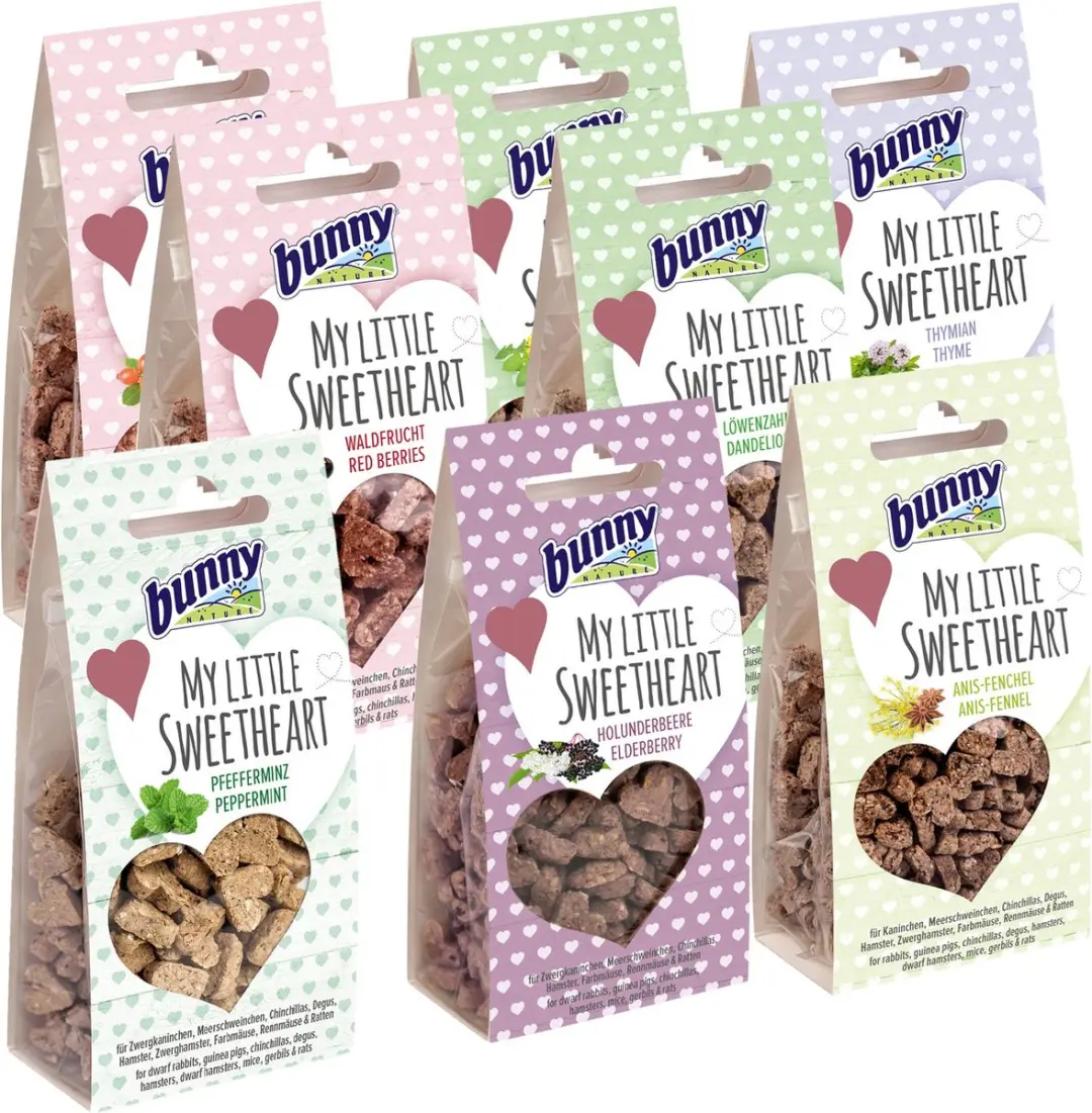 Bunny Nature My Little Sweetheart Knaagdiersnacks 8x30g
