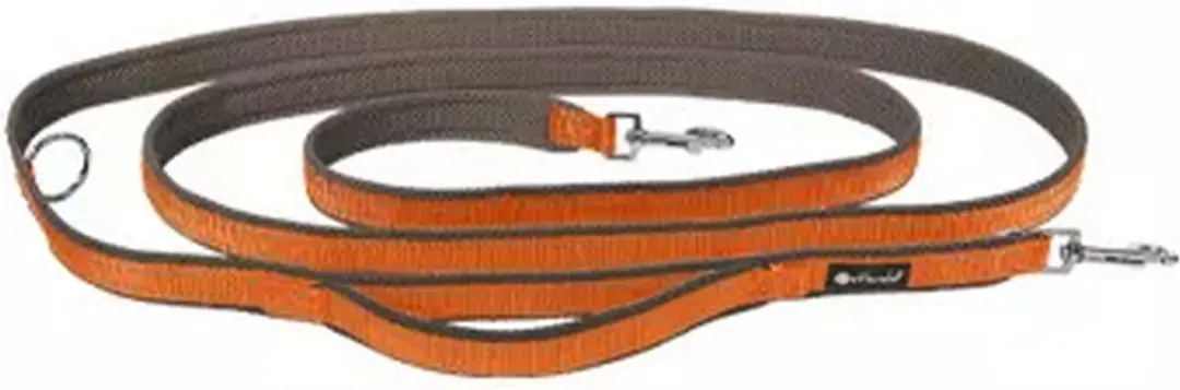 Petlando Dressuurlijn met veiligheids greep Outdoor Oranje